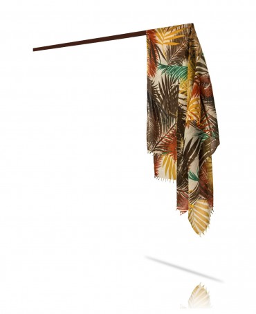 Палантин Женский W40-FEUILLE.D.ETE/ORANGE